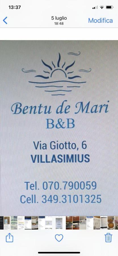 B&B Bentu De Mari Villasimius Exterior photo